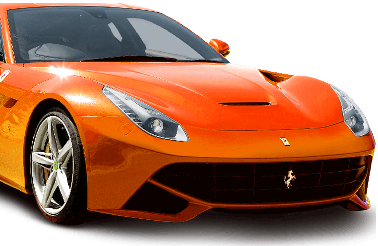 Orange Ferrari
