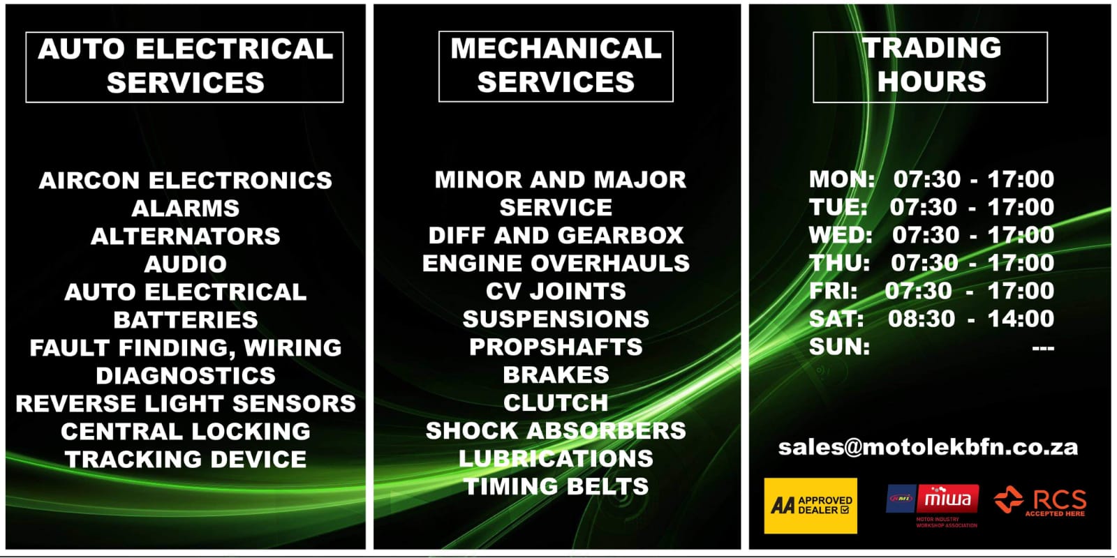 Motolek Bloemfontein photo 1381